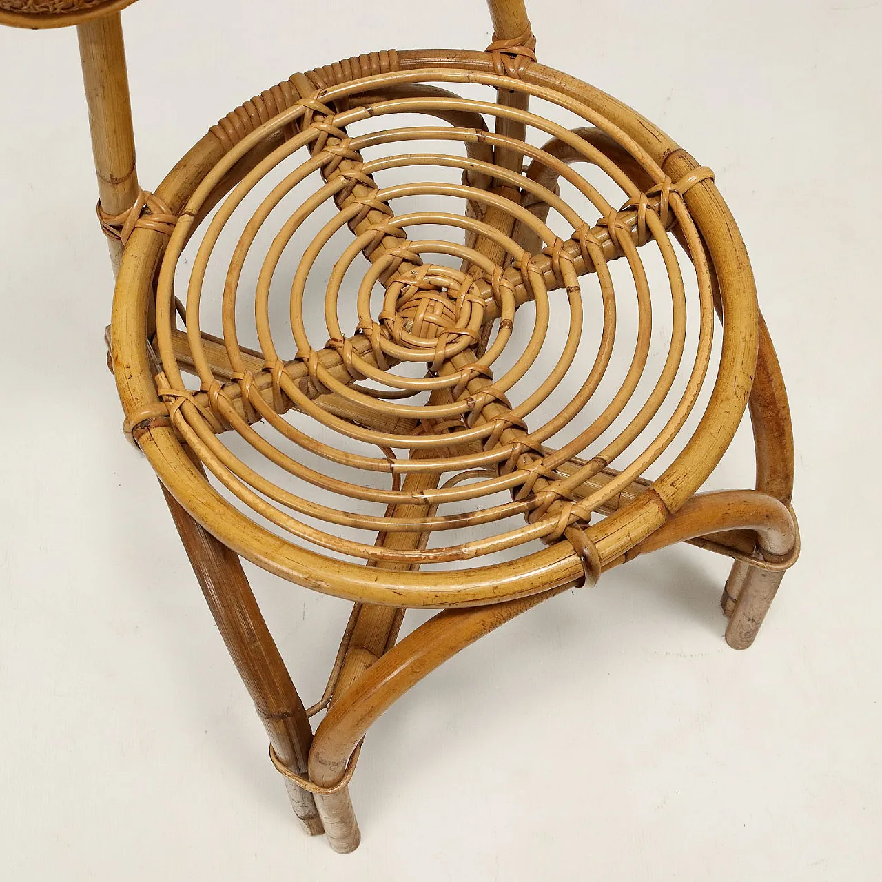 5 Bamboo chairs, 1960s 10