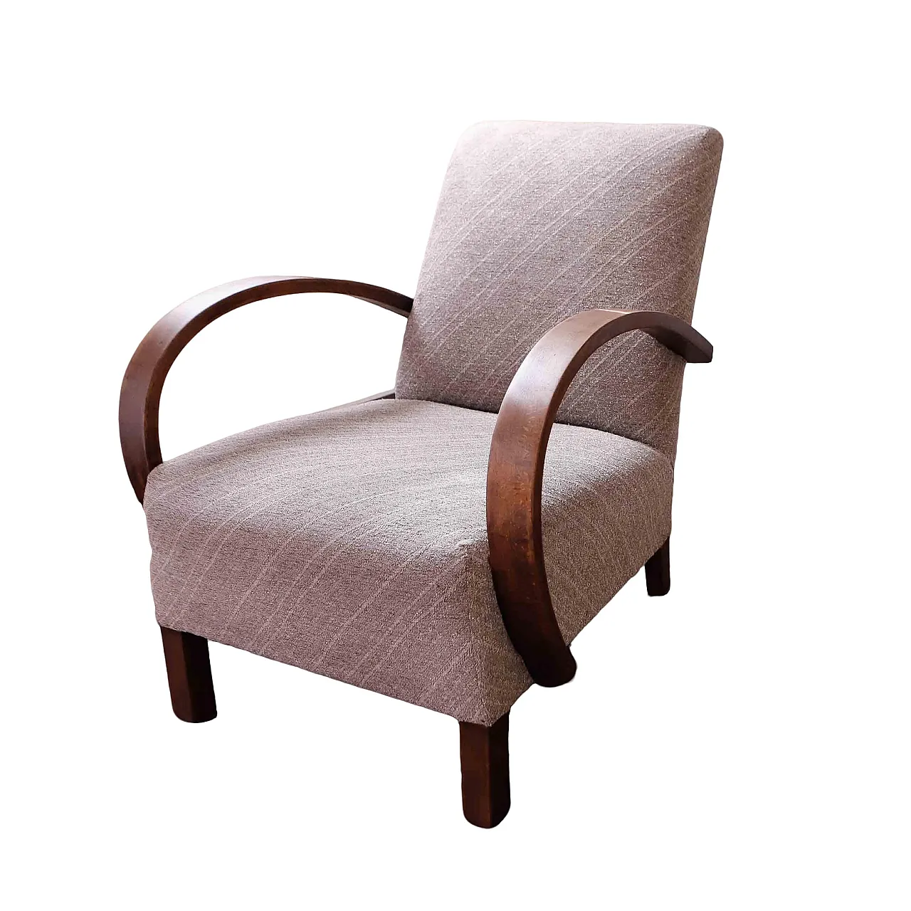 Poltrona Halabala tipo C, anni '50 7