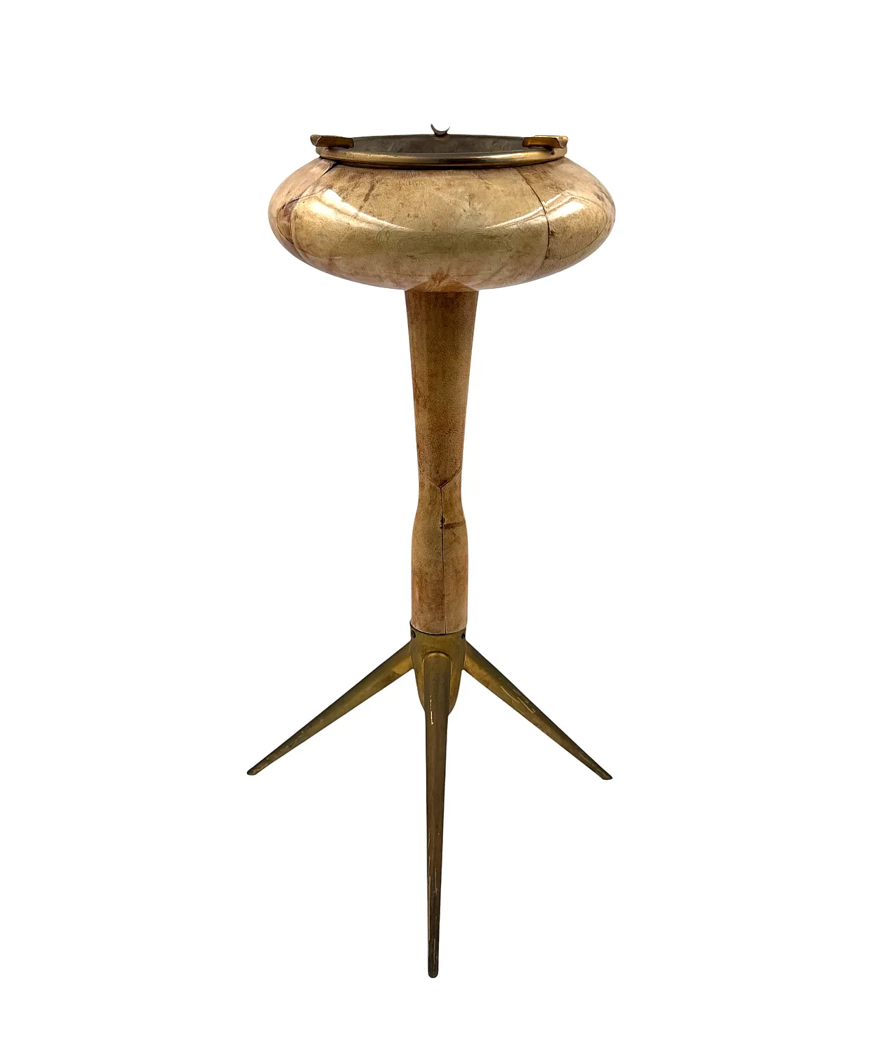 Posacenere da pavimento di Aldo Tura in pergamena, Italia 1960 7