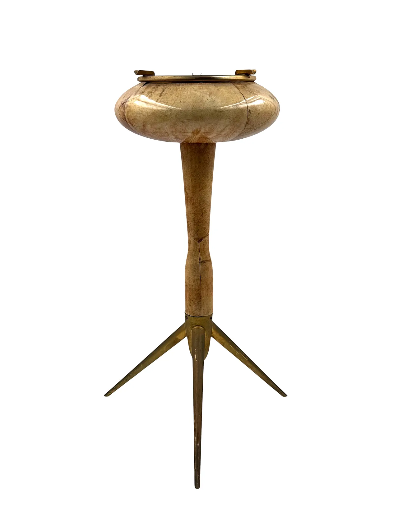 Posacenere da pavimento di Aldo Tura in pergamena, Italia 1960 8