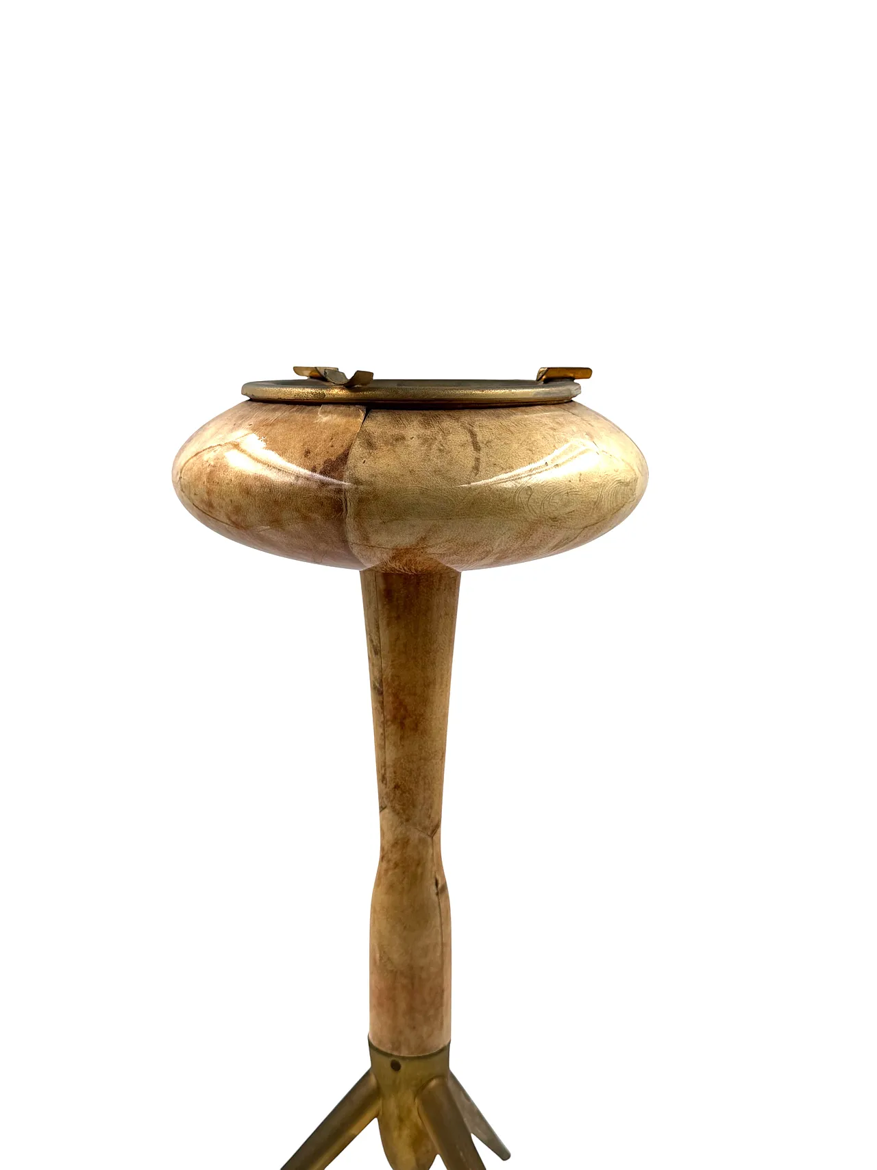 Posacenere da pavimento di Aldo Tura in pergamena, Italia 1960 11