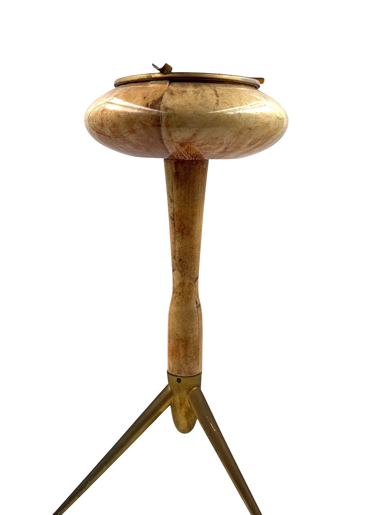 Posacenere da pavimento di Aldo Tura in pergamena, Italia 1960 12