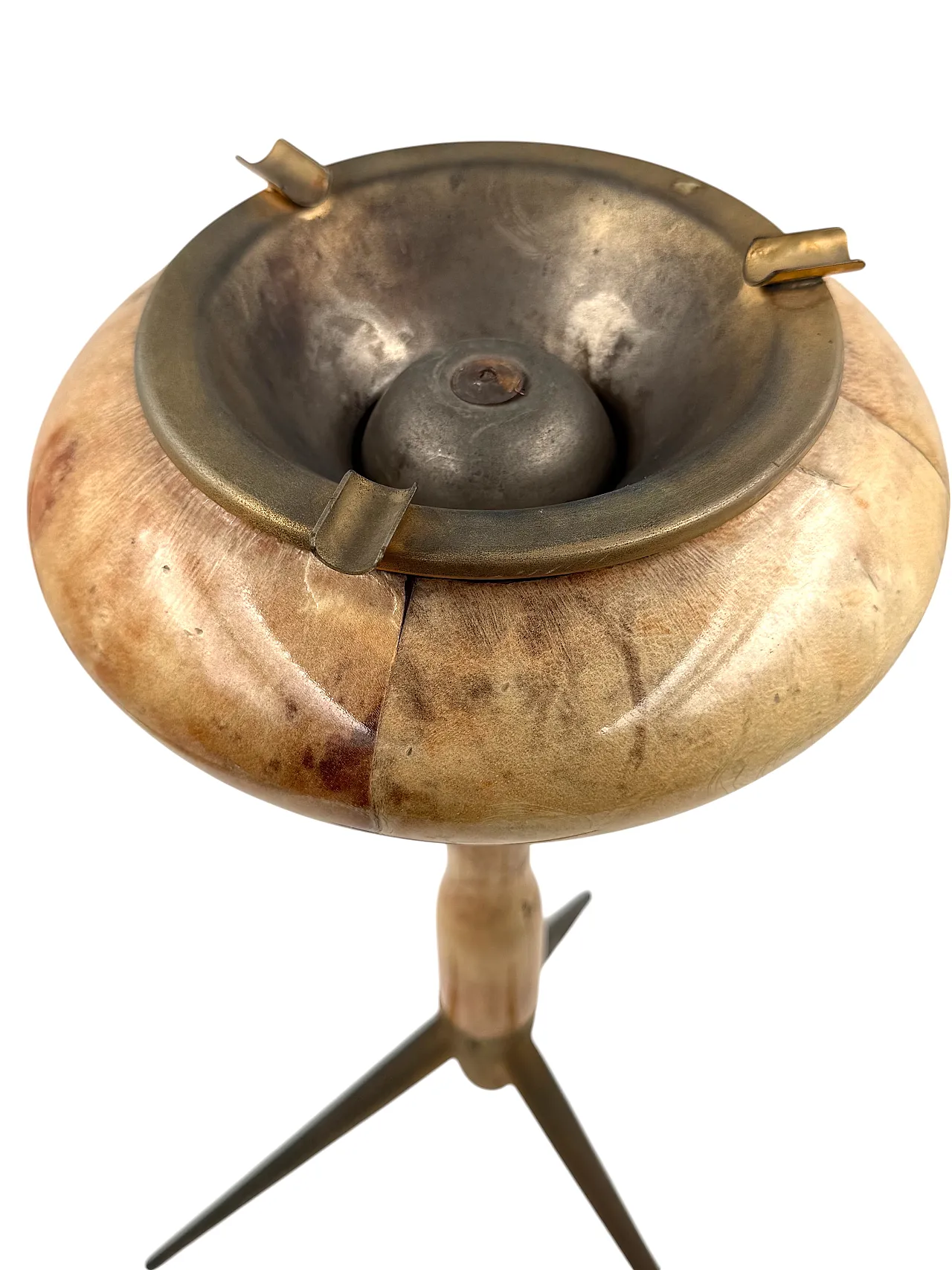 Posacenere da pavimento di Aldo Tura in pergamena, Italia 1960 14