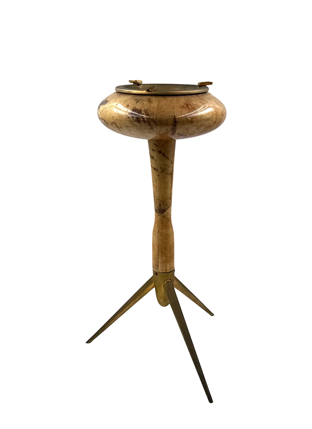 Posacenere da pavimento di Aldo Tura in pergamena, Italia 1960 16