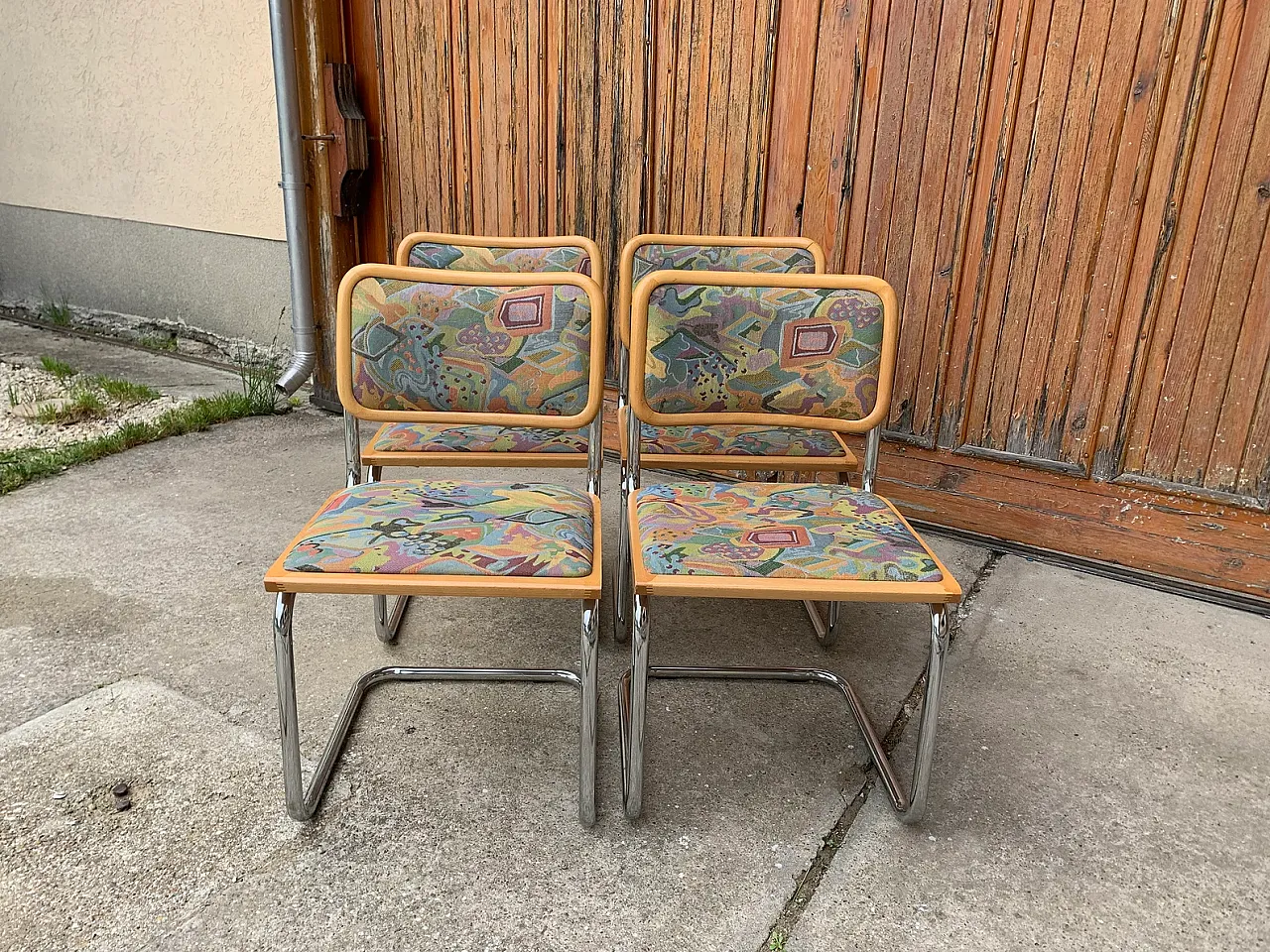 4 Sedie B32 Cesca di Marcel Breuer, anni '70 3