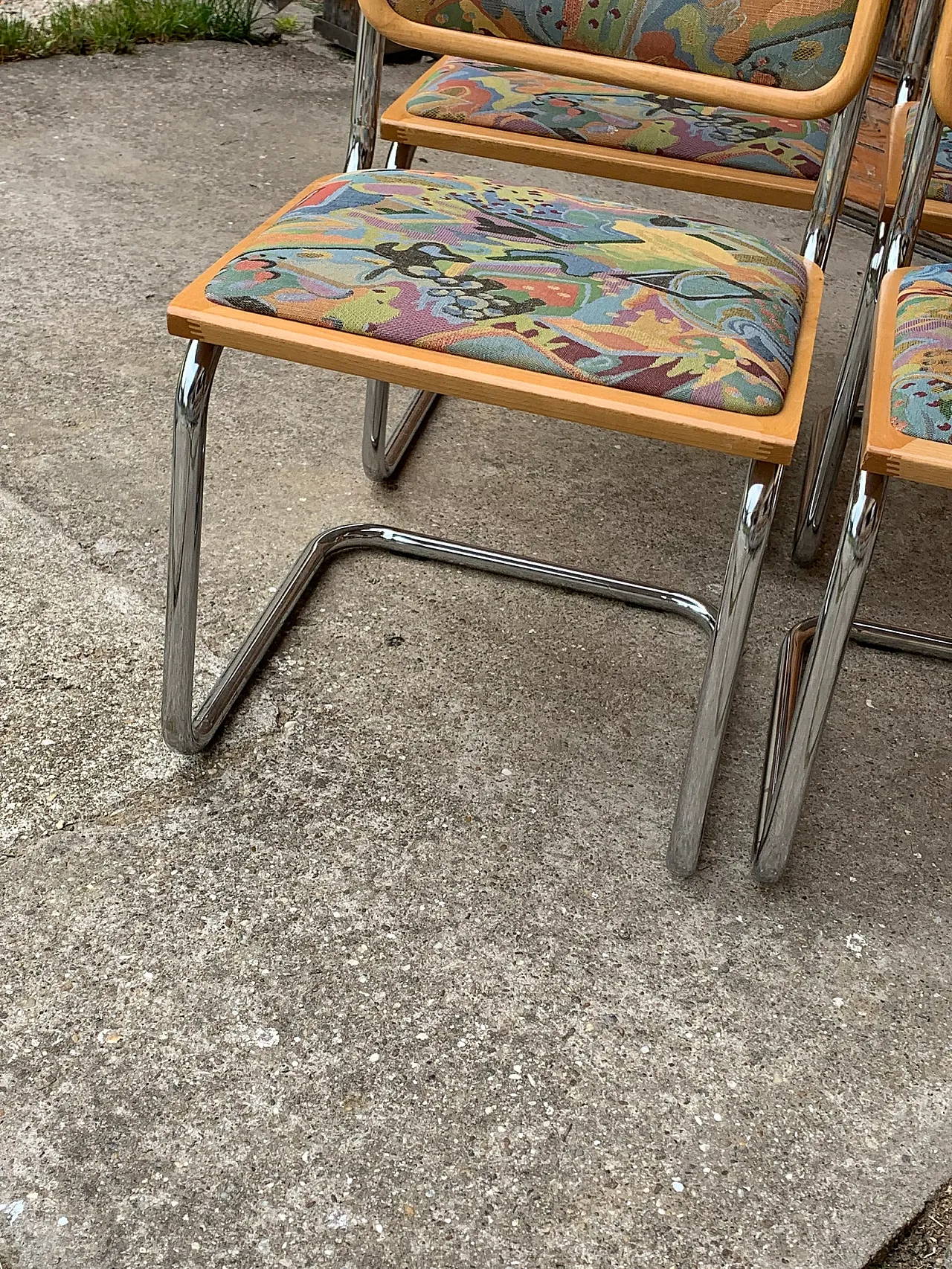 4 Sedie B32 Cesca di Marcel Breuer, anni '70 8