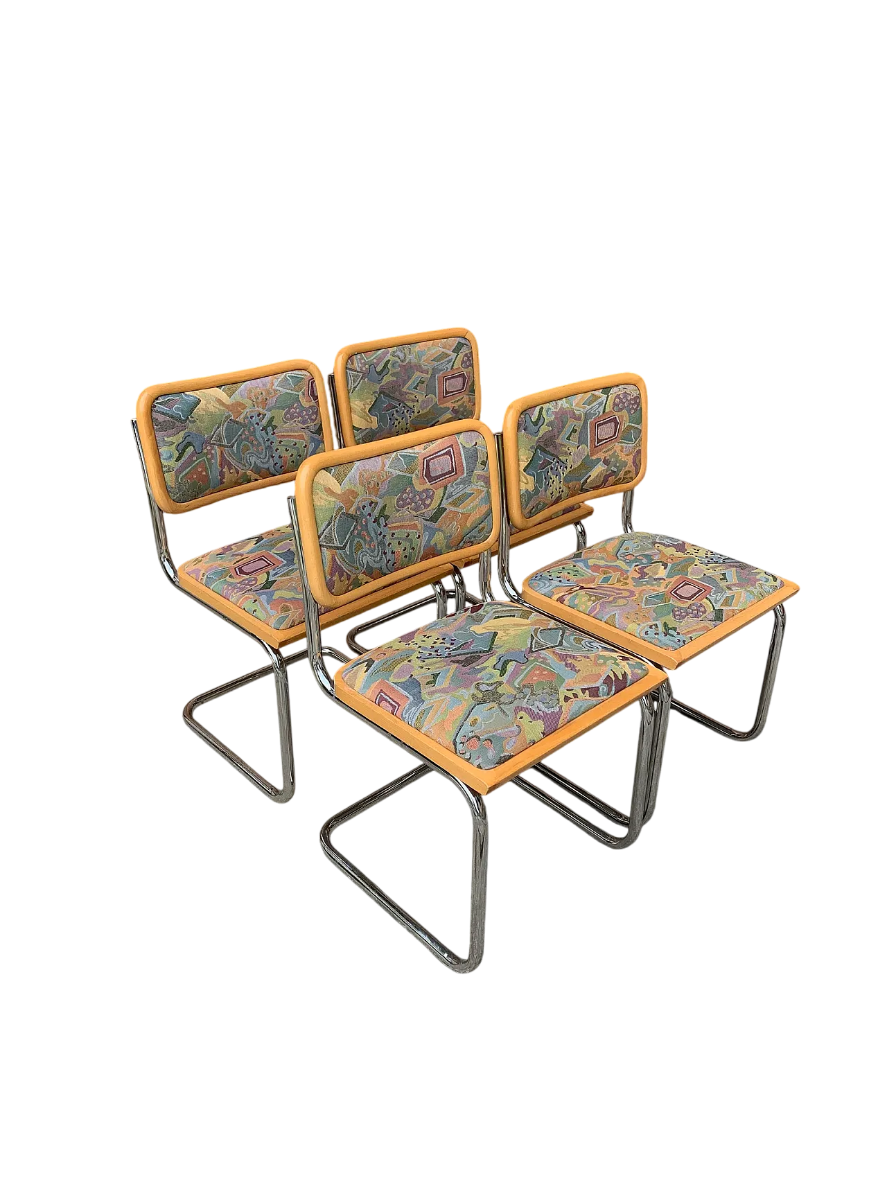 4 Sedie B32 Cesca di Marcel Breuer, anni '70 9