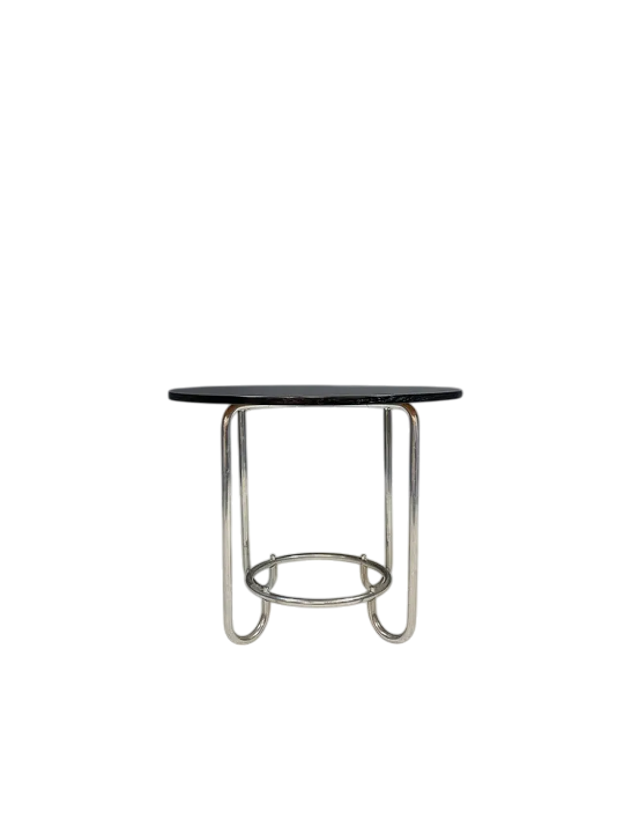 Tavolino rotondo Bauhaus di Robert Slezák, anni '30 8