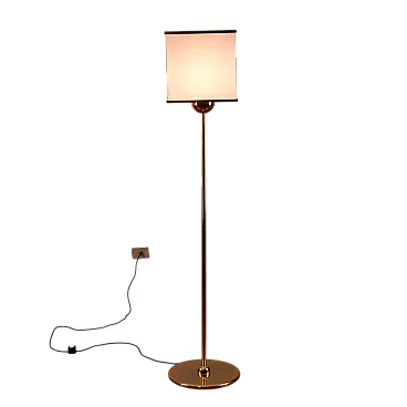 Brass floor lamp, 1980s