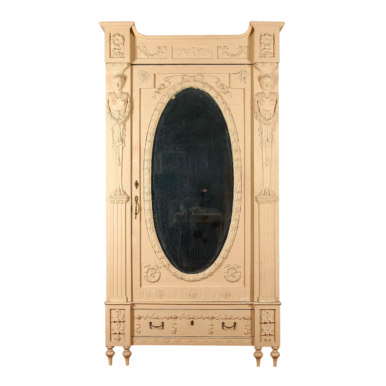 Vis-à-vis wardrobe in papier-mâché, 20th century 7