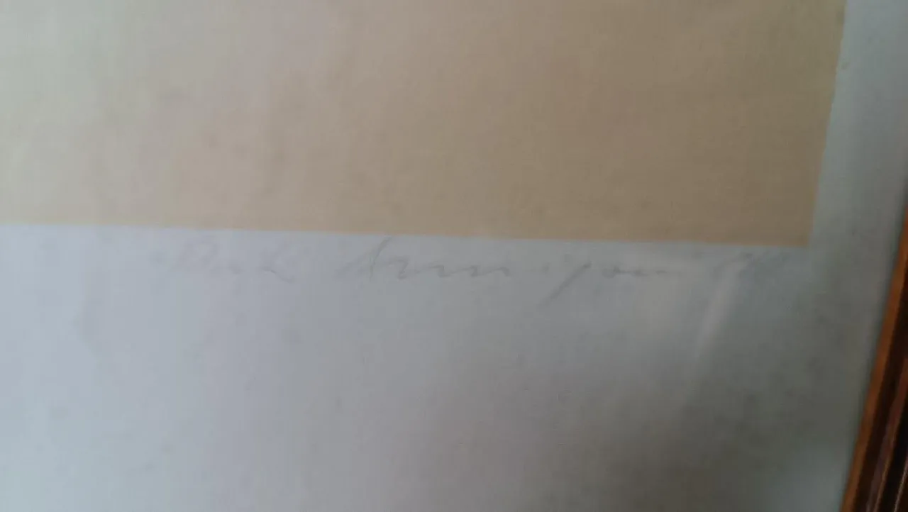 Messer Nicia and Ligurio by Pietro Annigoni, lithograph, 1970s 5