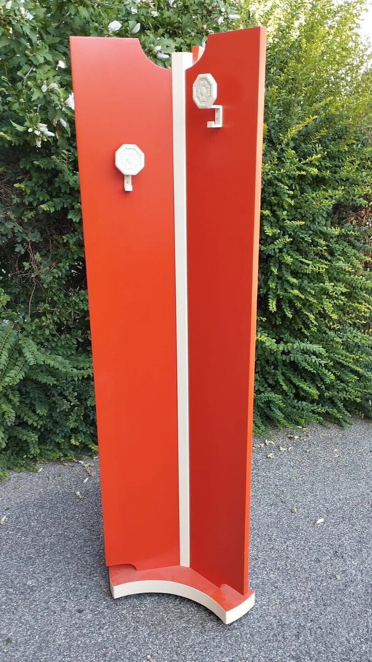 Wooden clothes rack, 1970s 4