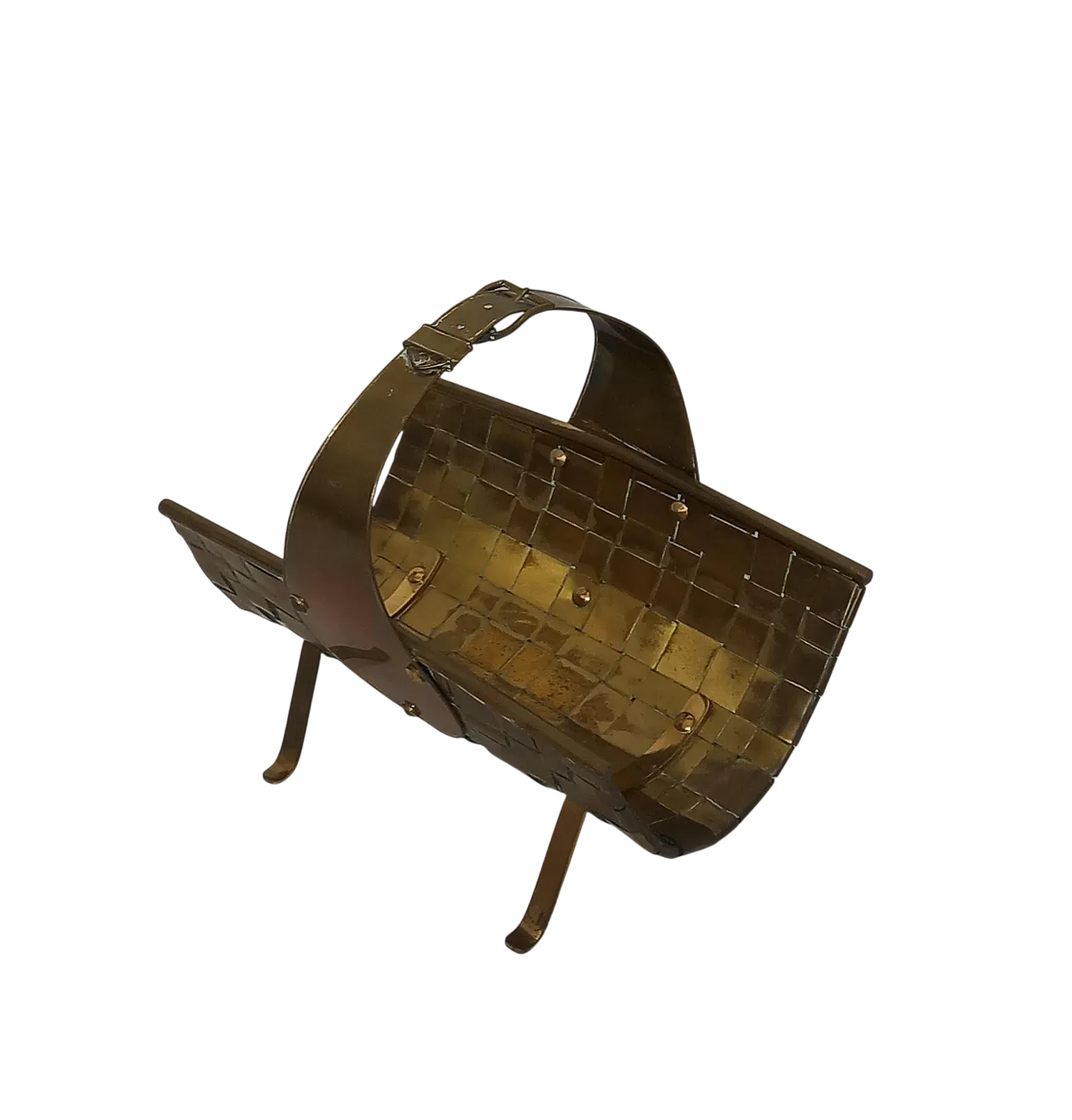 Brass Magazine Rack, 40s 6