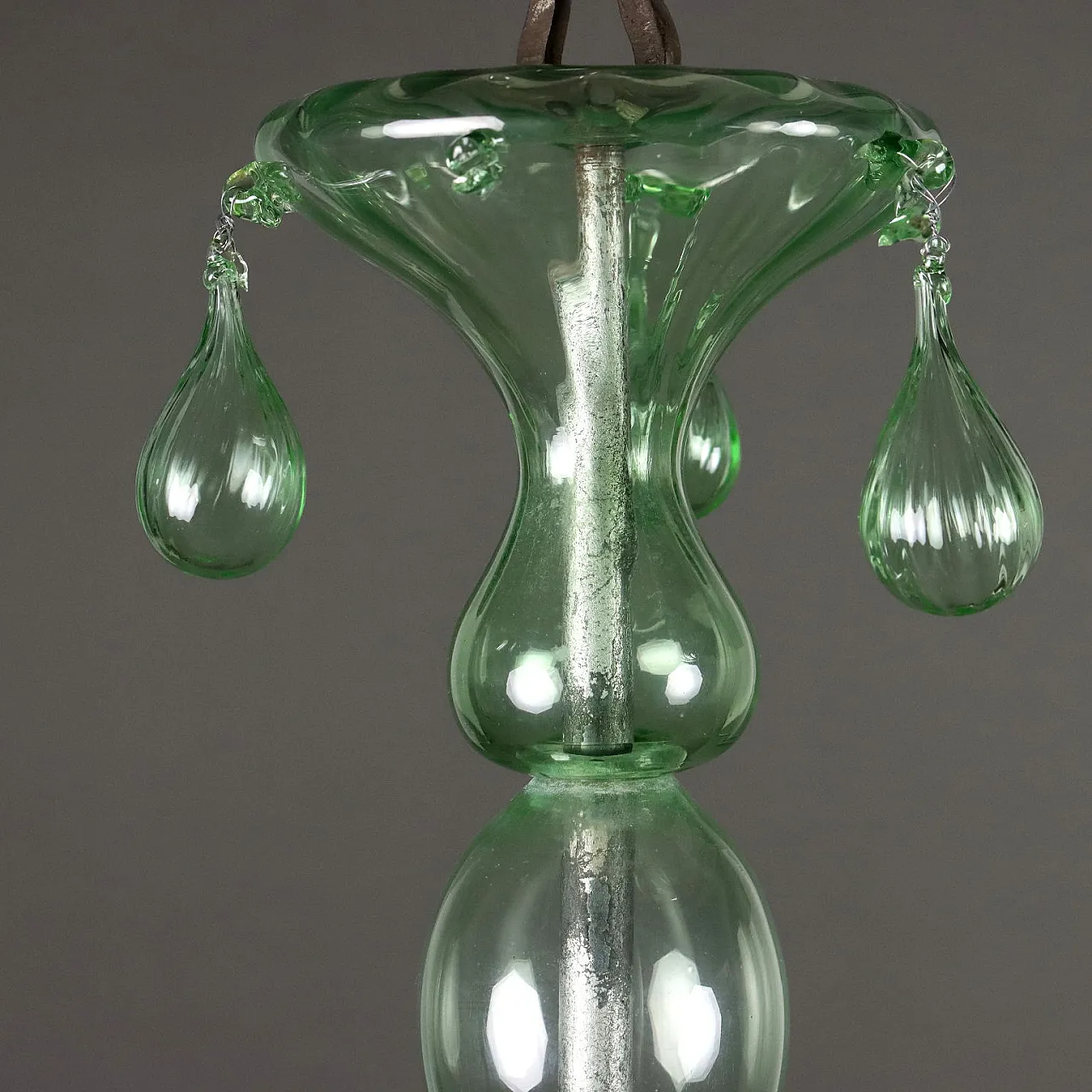 Lampadario in vetro di Murano, primo '900 3