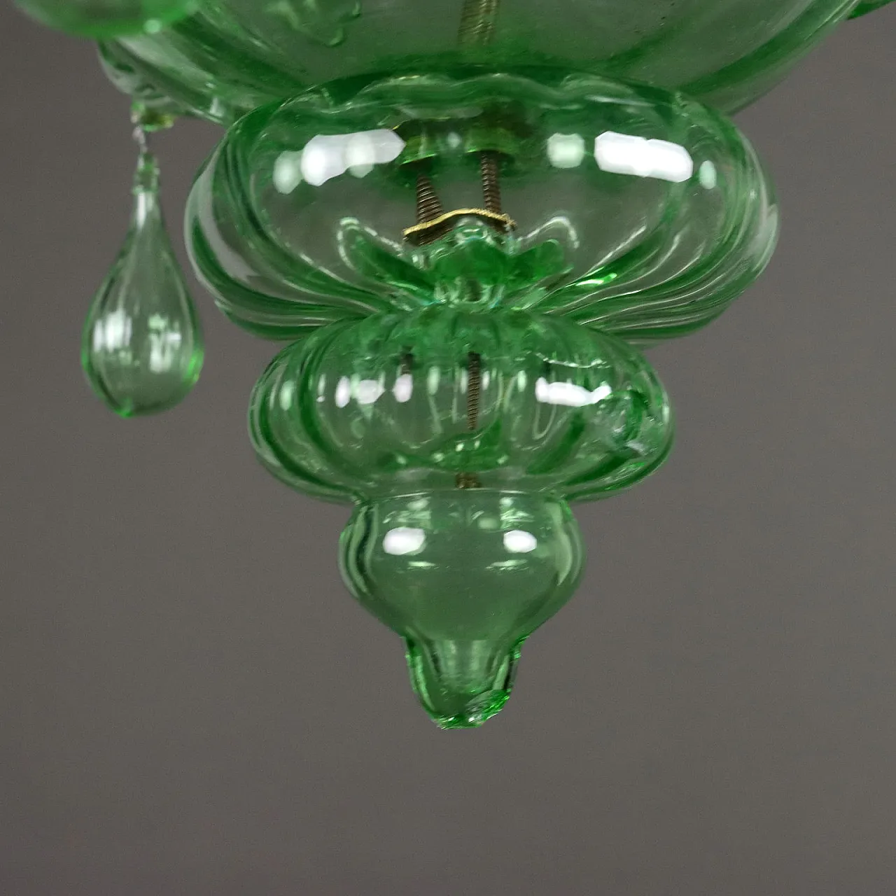 Lampadario in vetro di Murano, primo '900 8