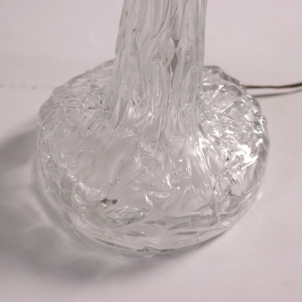 Coppia di  lampade in vetro di Murano nello stile di Venini, anni '50 5