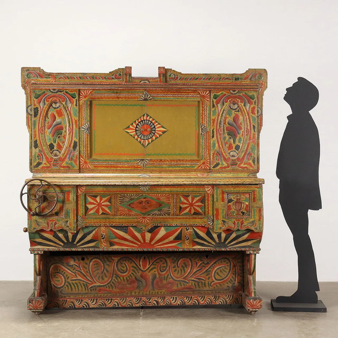 Crank piano in the style of Ottina and Pellandi, early 20th century 2