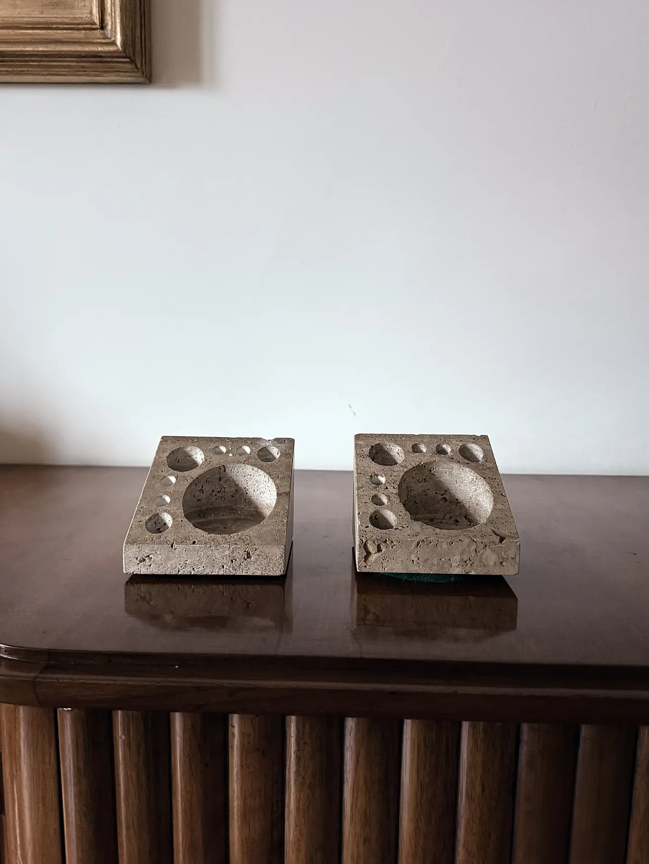 Enzo Mari, set of 2 desk organizer, Danish Italy 1970 2