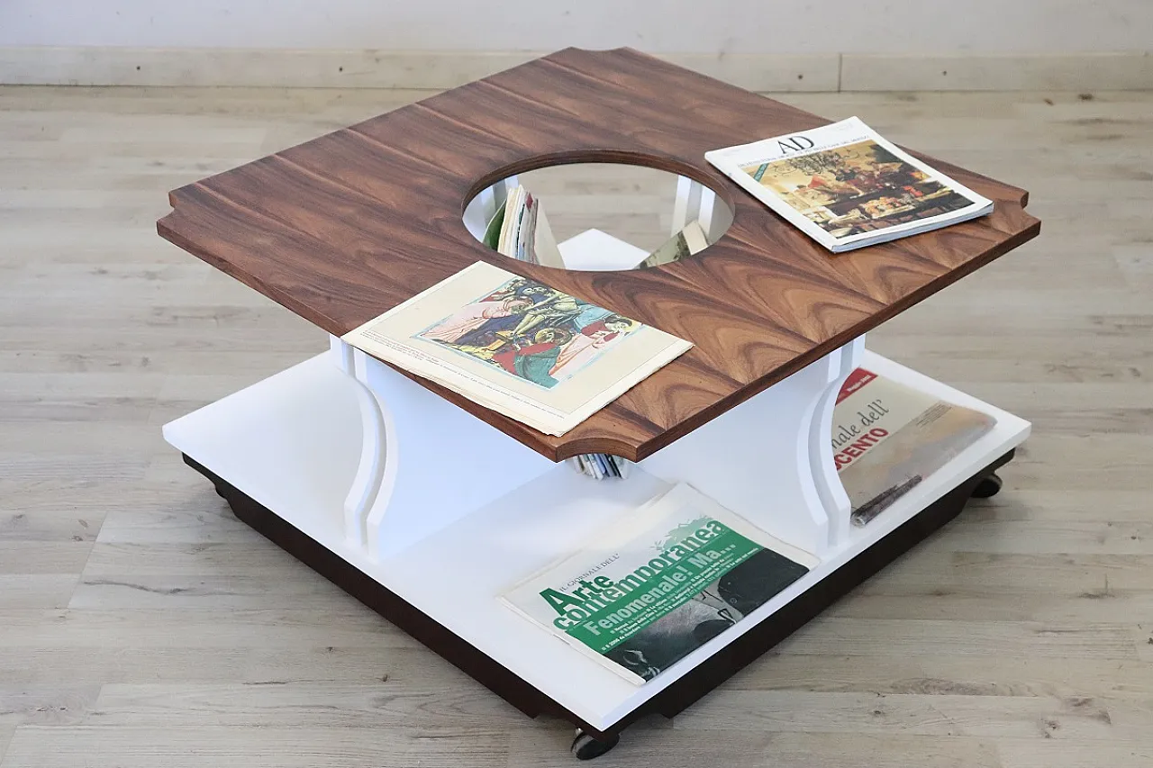 Coffee table quadrato, Italia anni '70 10