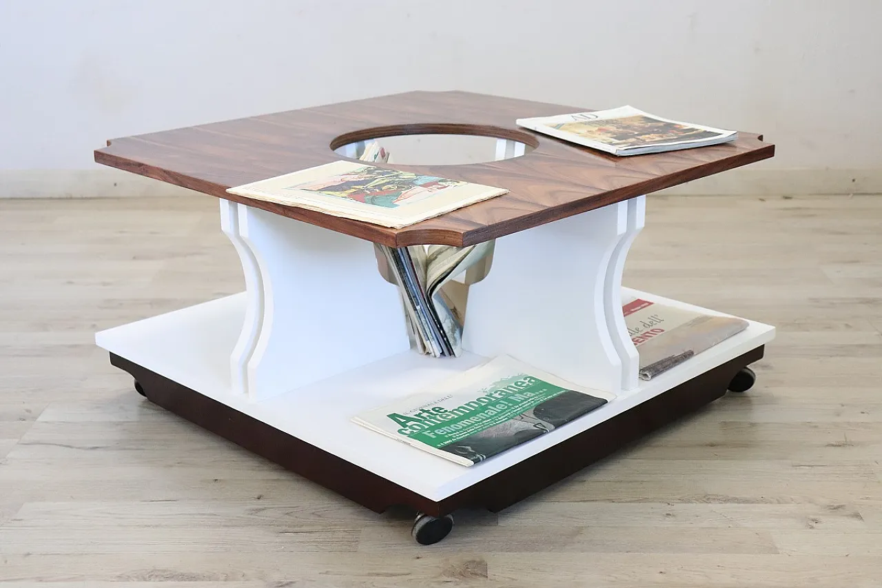 Coffee table quadrato, Italia anni '70 11
