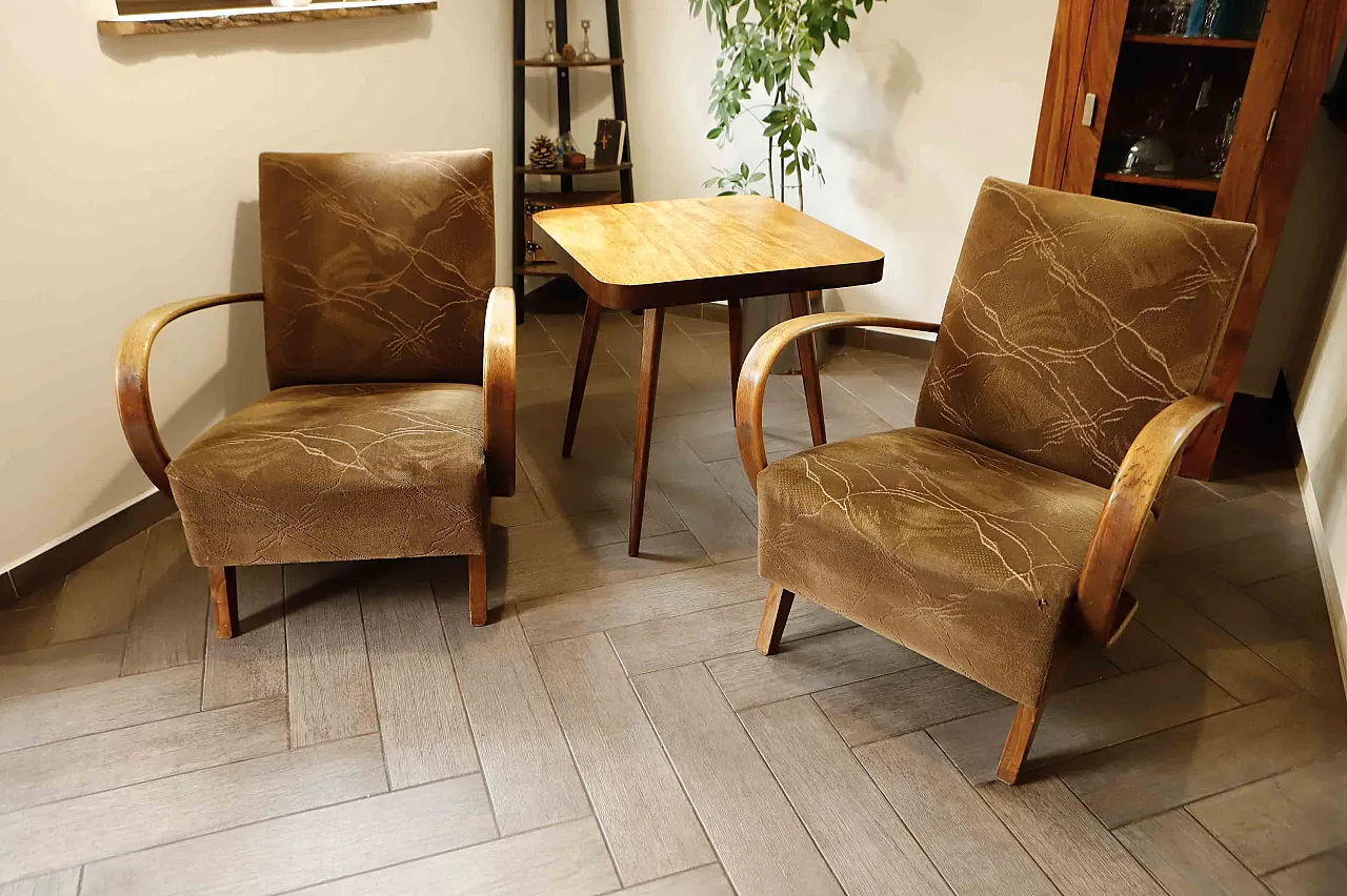 Set di due poltrone di tipo C halabala 1