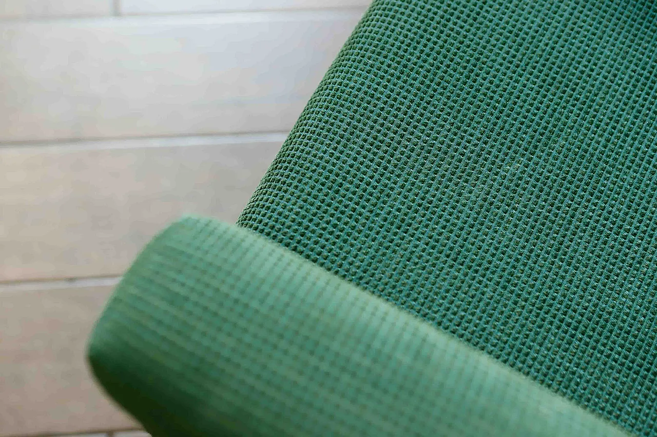 Coppia di sedie girevoli retrò su rotelle 1