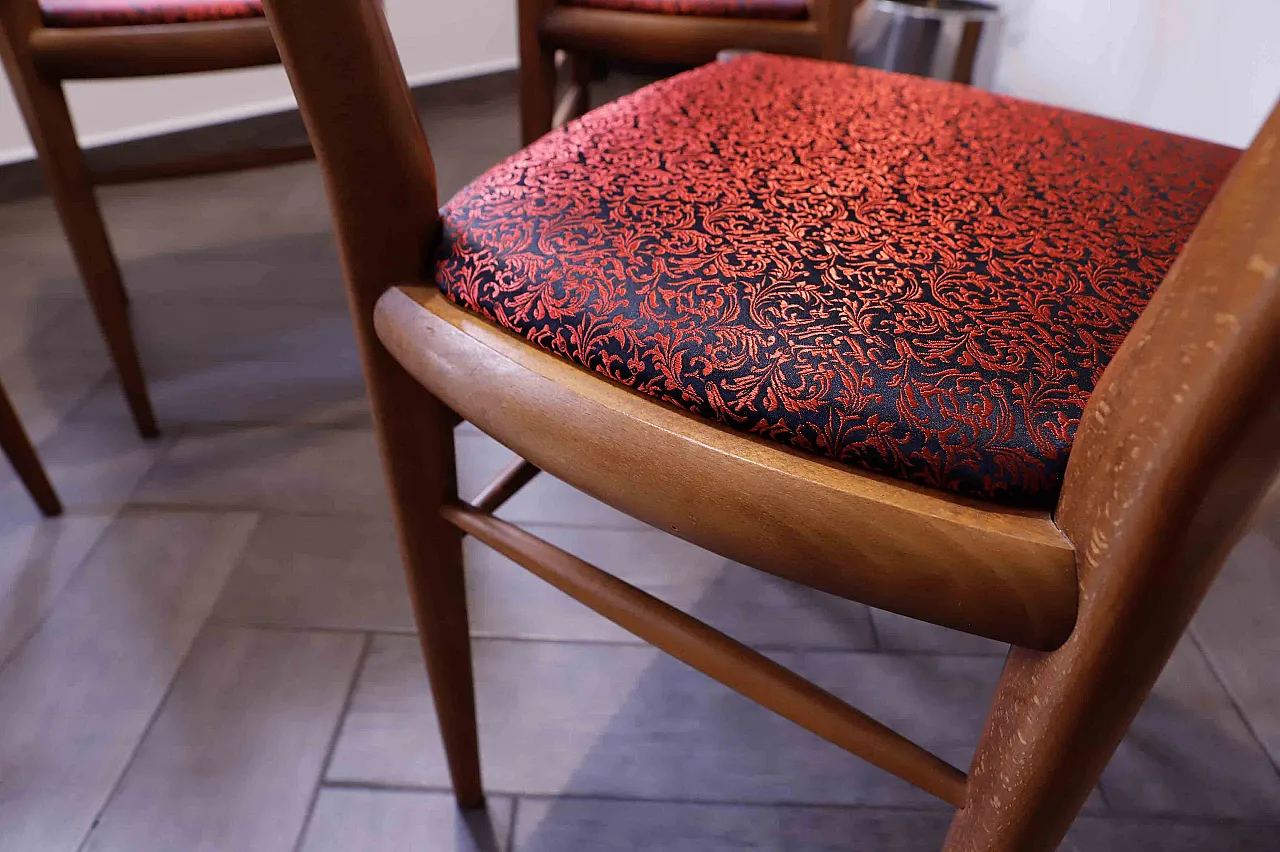 4 sedie da pranzo retrò di Dřevotvar Jablonné nad Orlicí, anni '70 8