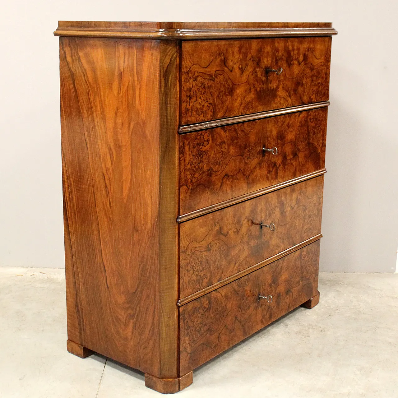 Biedermeier Ribalta Descone Biedermeier in Noce '800 7