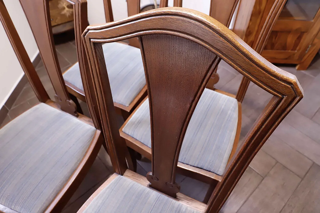 4 sedie da pranzo stile Art Nouveau, anni '50 5