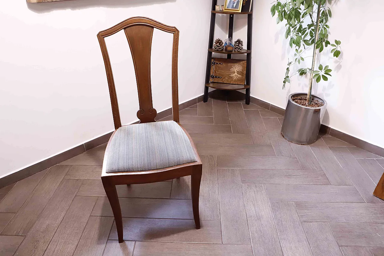 4 sedie da pranzo stile Art Nouveau, anni '50 7