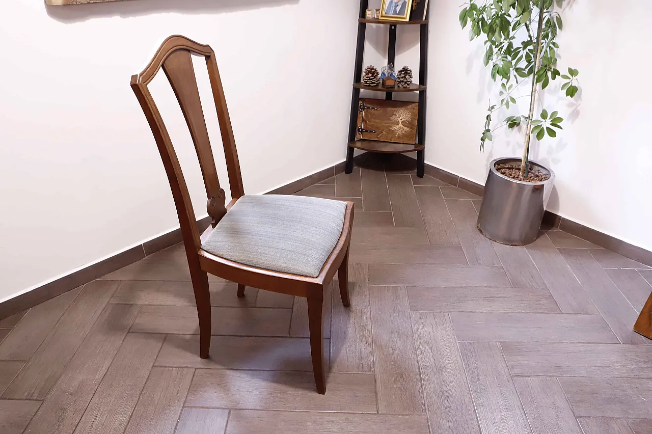 4 sedie da pranzo stile Art Nouveau, anni '50 8