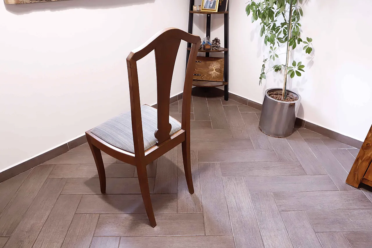 4 sedie da pranzo stile Art Nouveau, anni '50 9