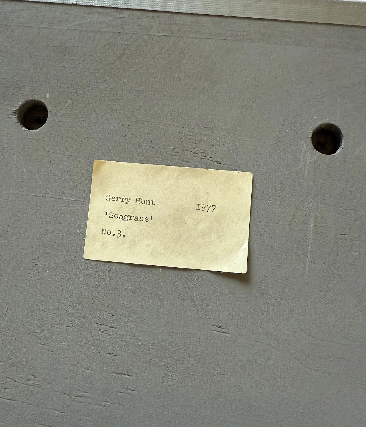 Gerry Hunt, serie di  5 fotografie su pannelli, UK 1977 7