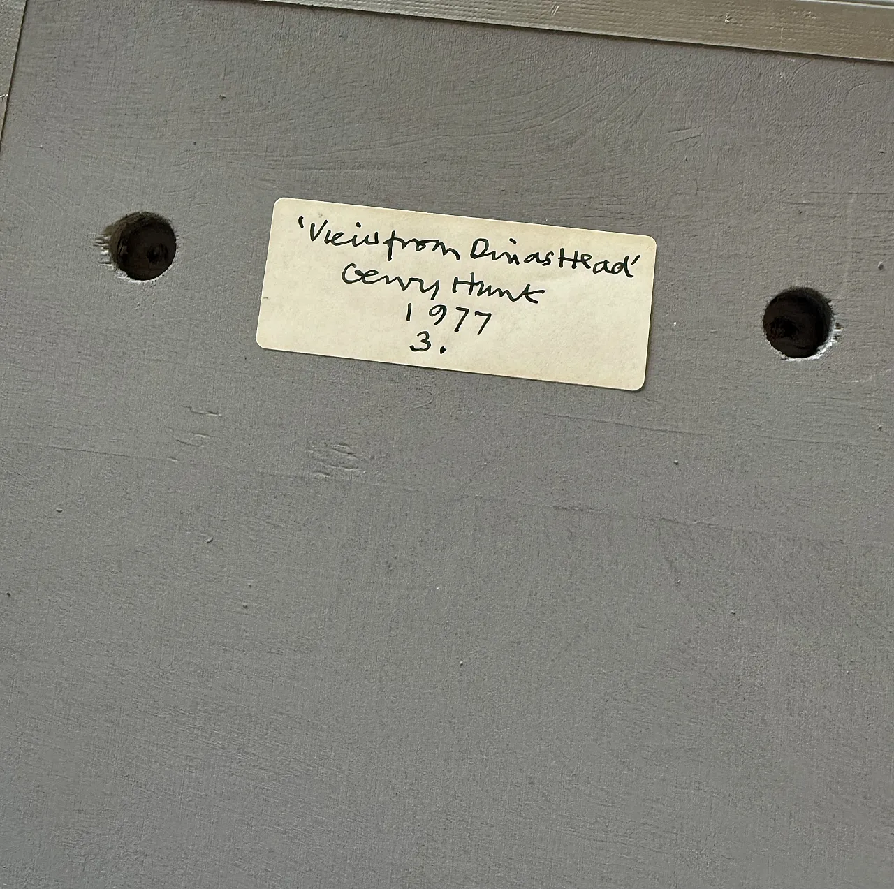 Gerry Hunt, serie di  5 fotografie su pannelli, UK 1977 8