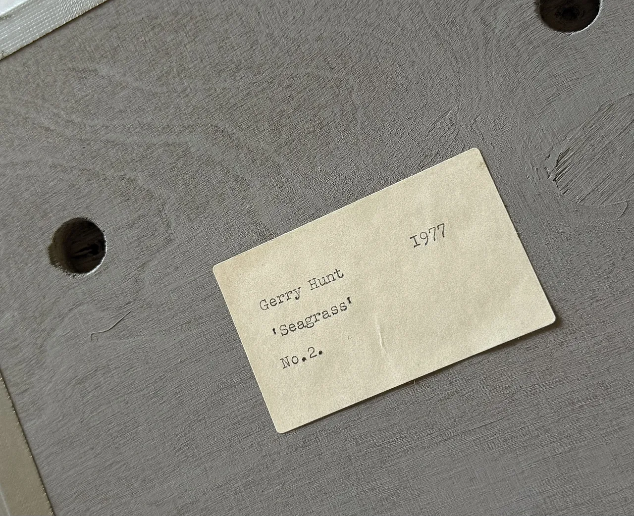 Gerry Hunt, serie di  5 fotografie su pannelli, UK 1977 10