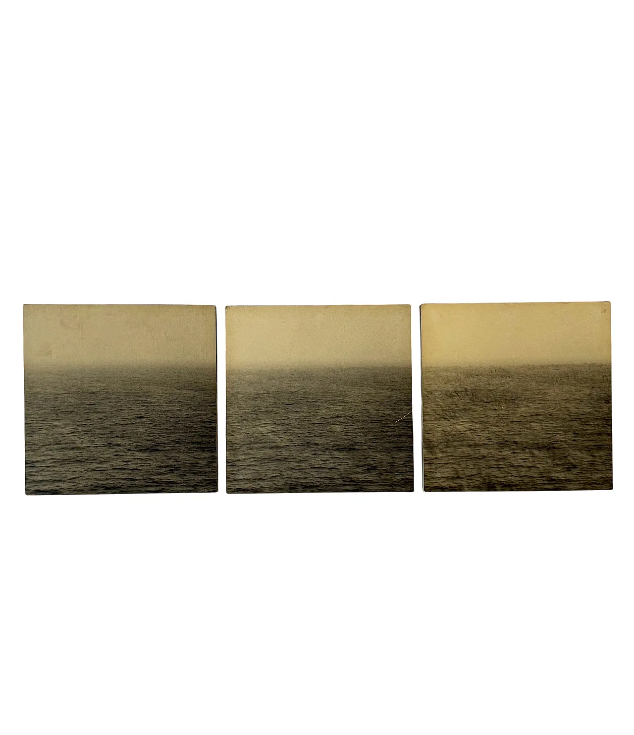 Gerry Hunt, series of 3 photographs on panels, UK 1970s 4