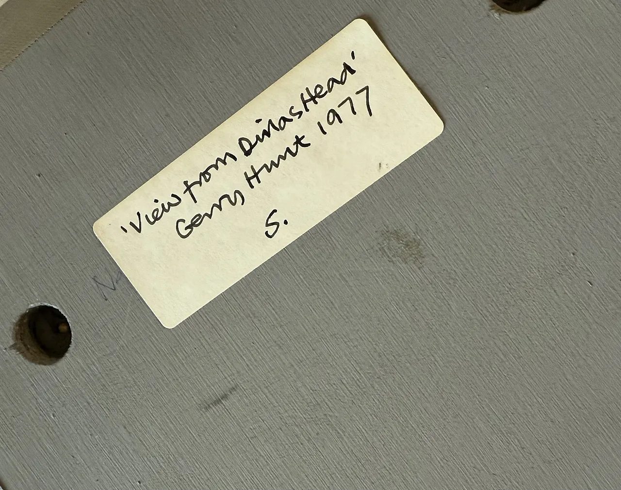 Gerry Hunt, series of 3 photographs on panels, UK 1970s 7