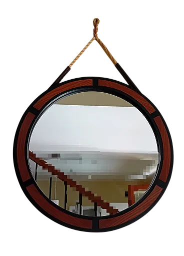 Specchio rotondo di Cantù RO.MA, anni '60