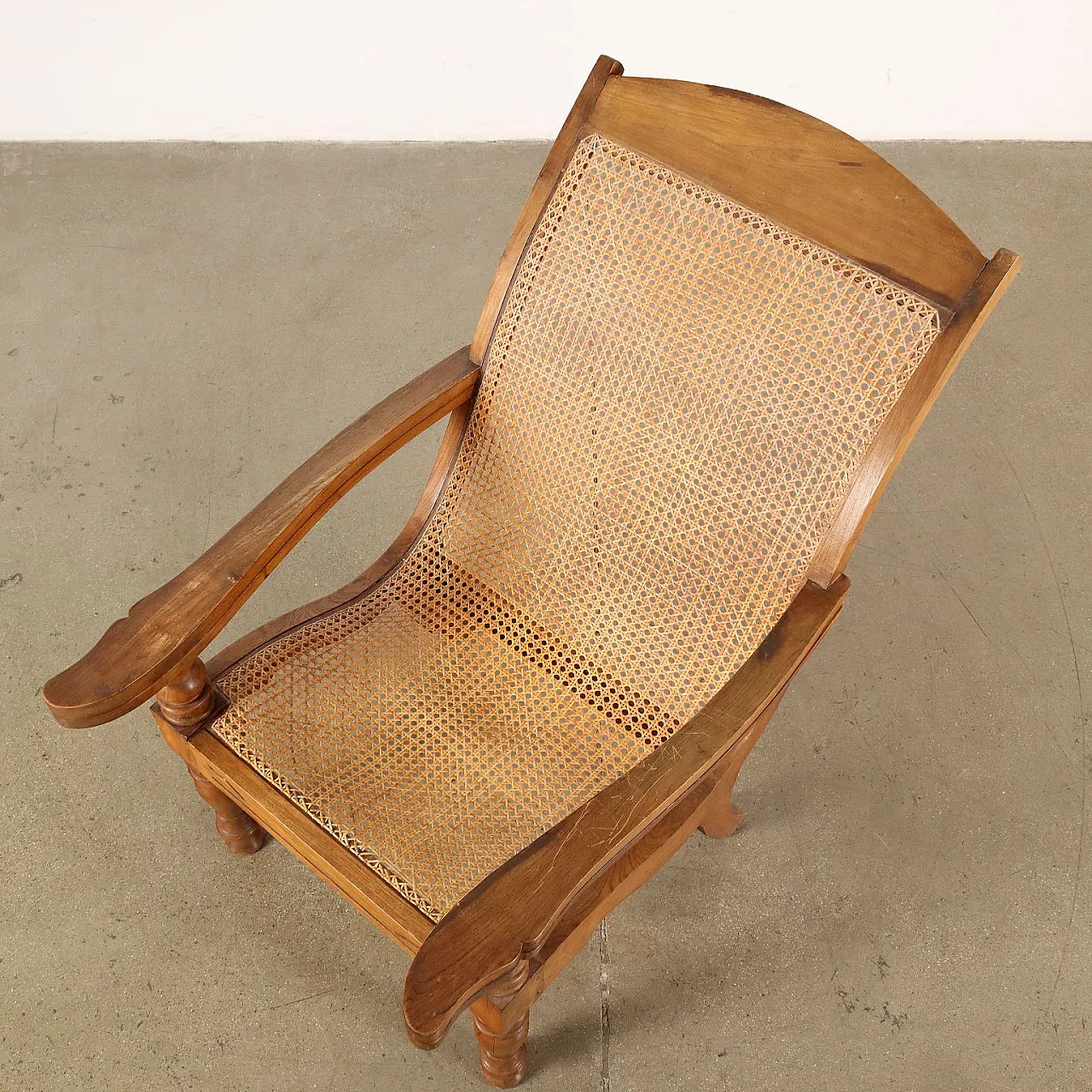 Armchair with trellis seat, 19th century 9