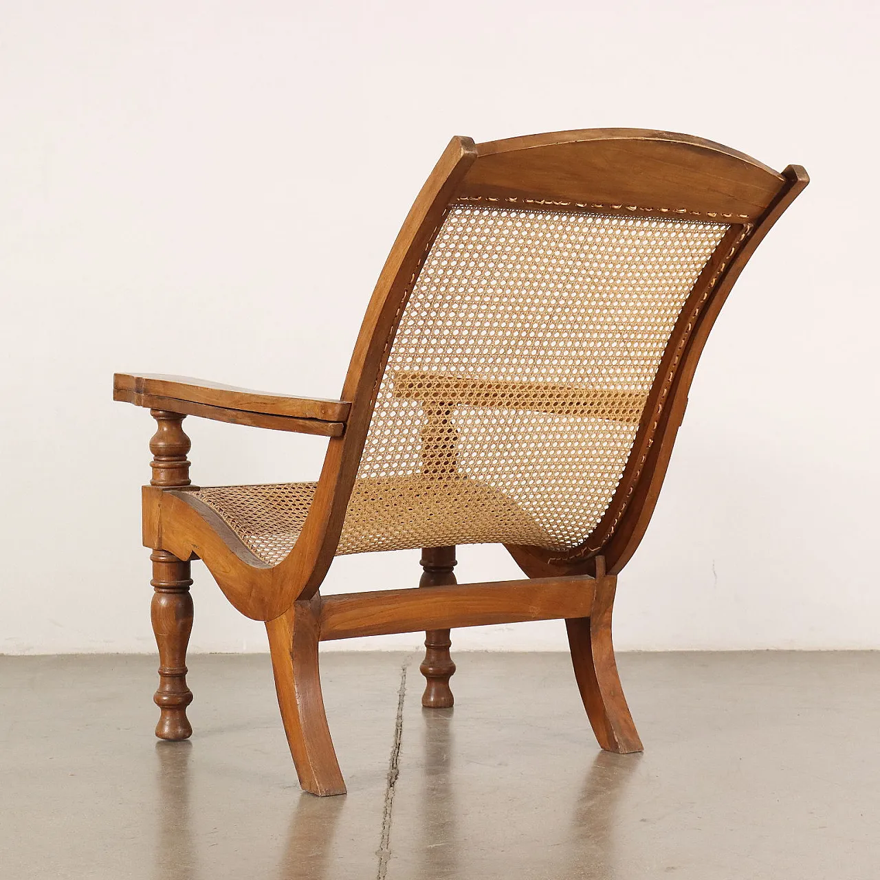 Armchair with trellis seat, 19th century 10