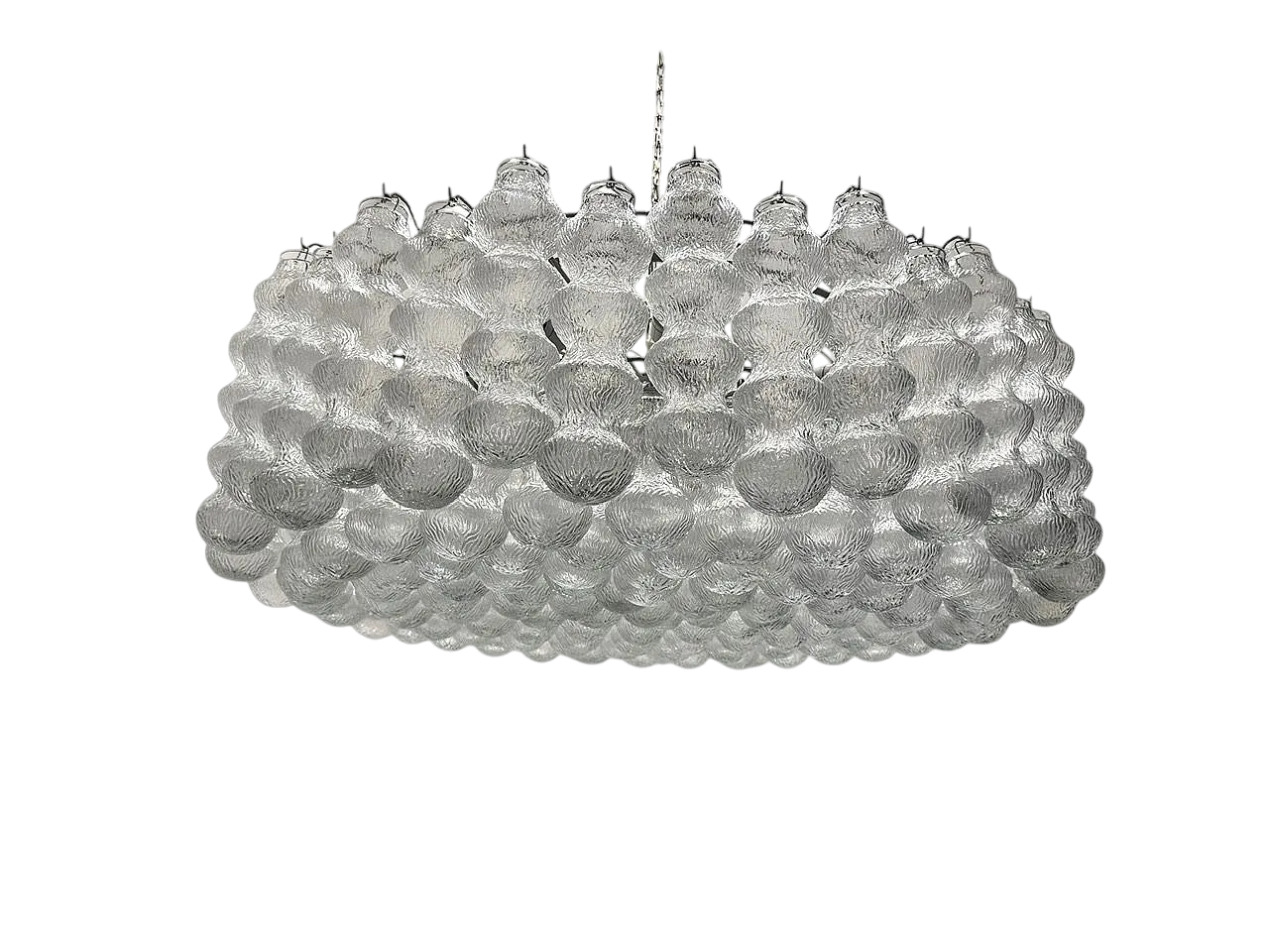 Lampadario a bolle in vetro di Murano, Italia, anni '80 17
