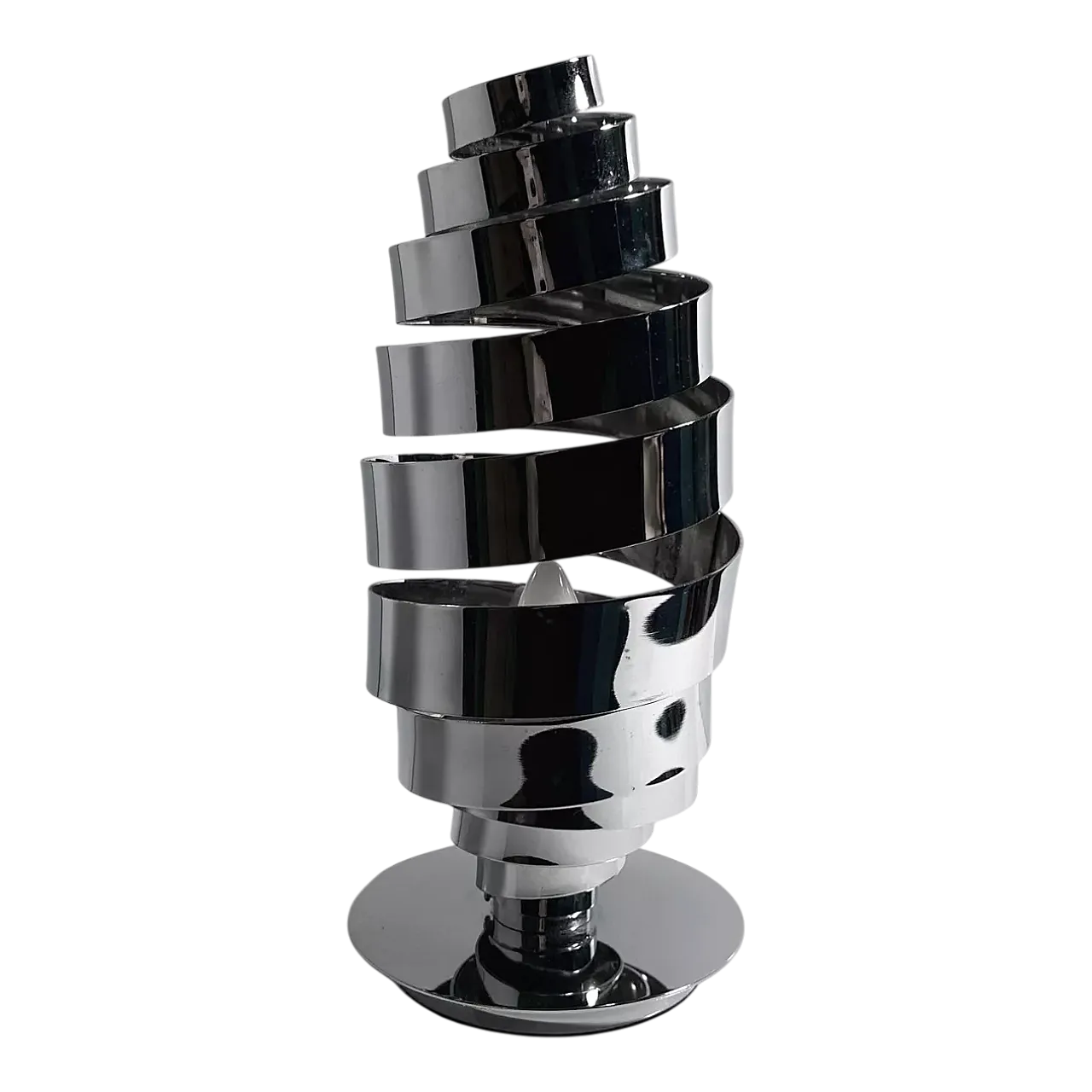 Space age chrome table lamp Sputnik, 70s 6