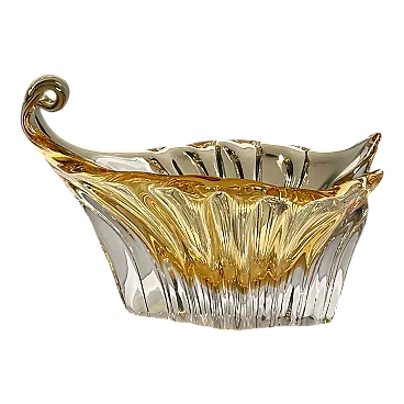 Champagne Gold Murano Vide Poche, anni '60