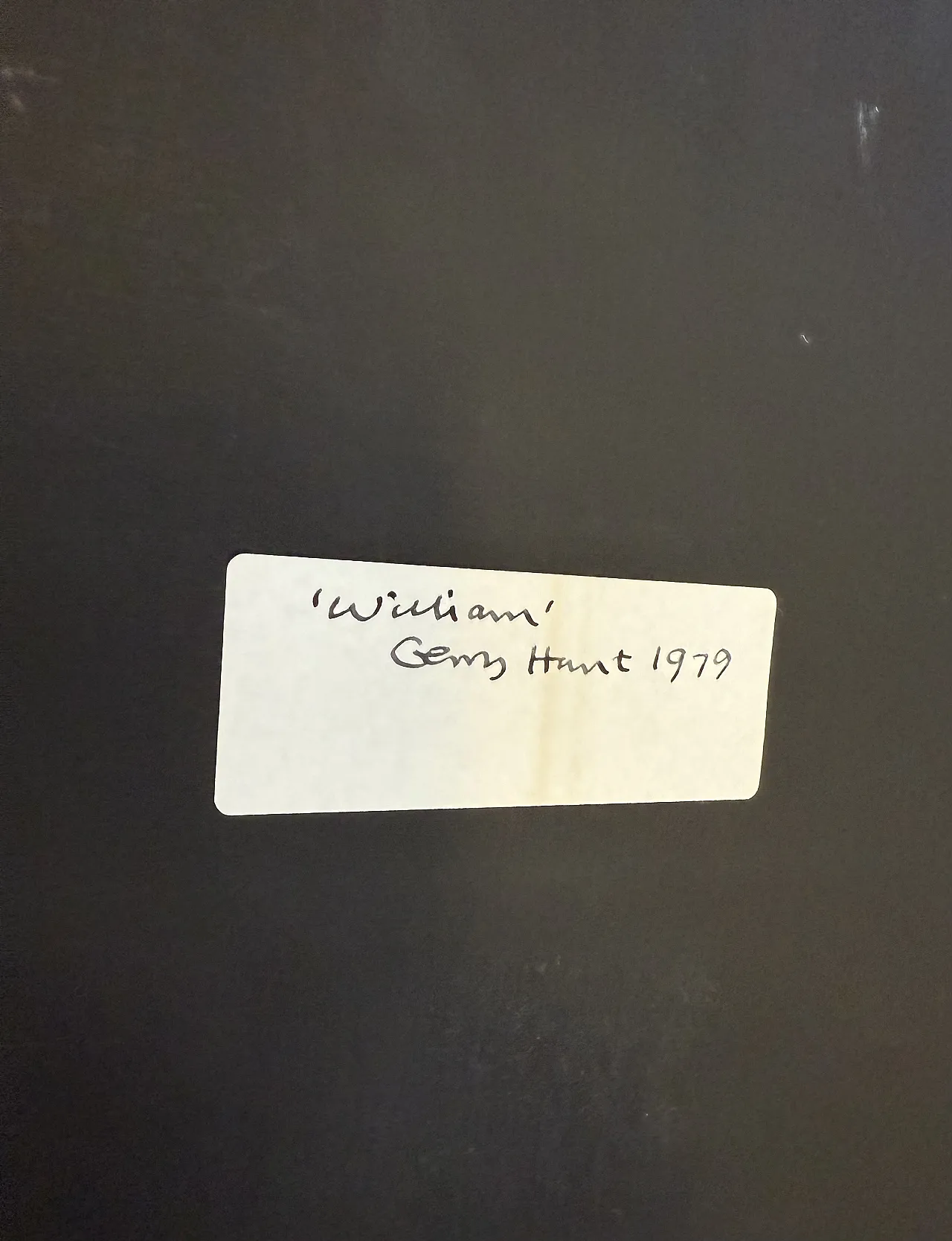 Gerry Hunt, "William" set of 2 photos on panel, UK 1979 6