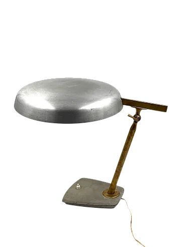 Table lamp by Oscar Torlasco for Lumi in brass, 1960s