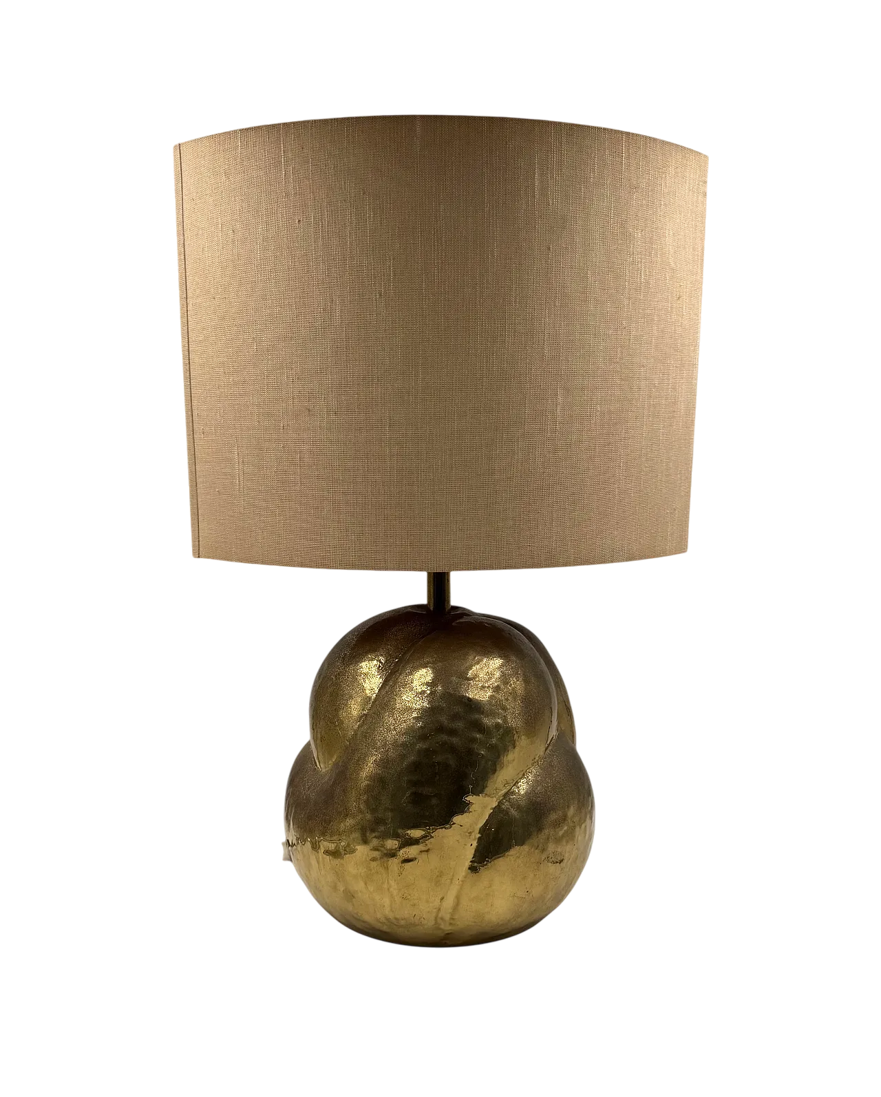 Lampada da tavolo Tommaso Barbi moderna in ottone, 1970 21