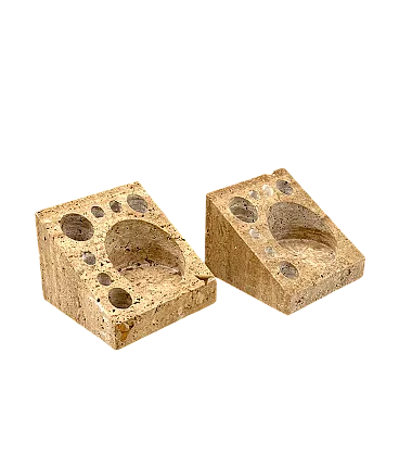 Enzo Mari, set of 2 desk organizer, Danish Italy 1970