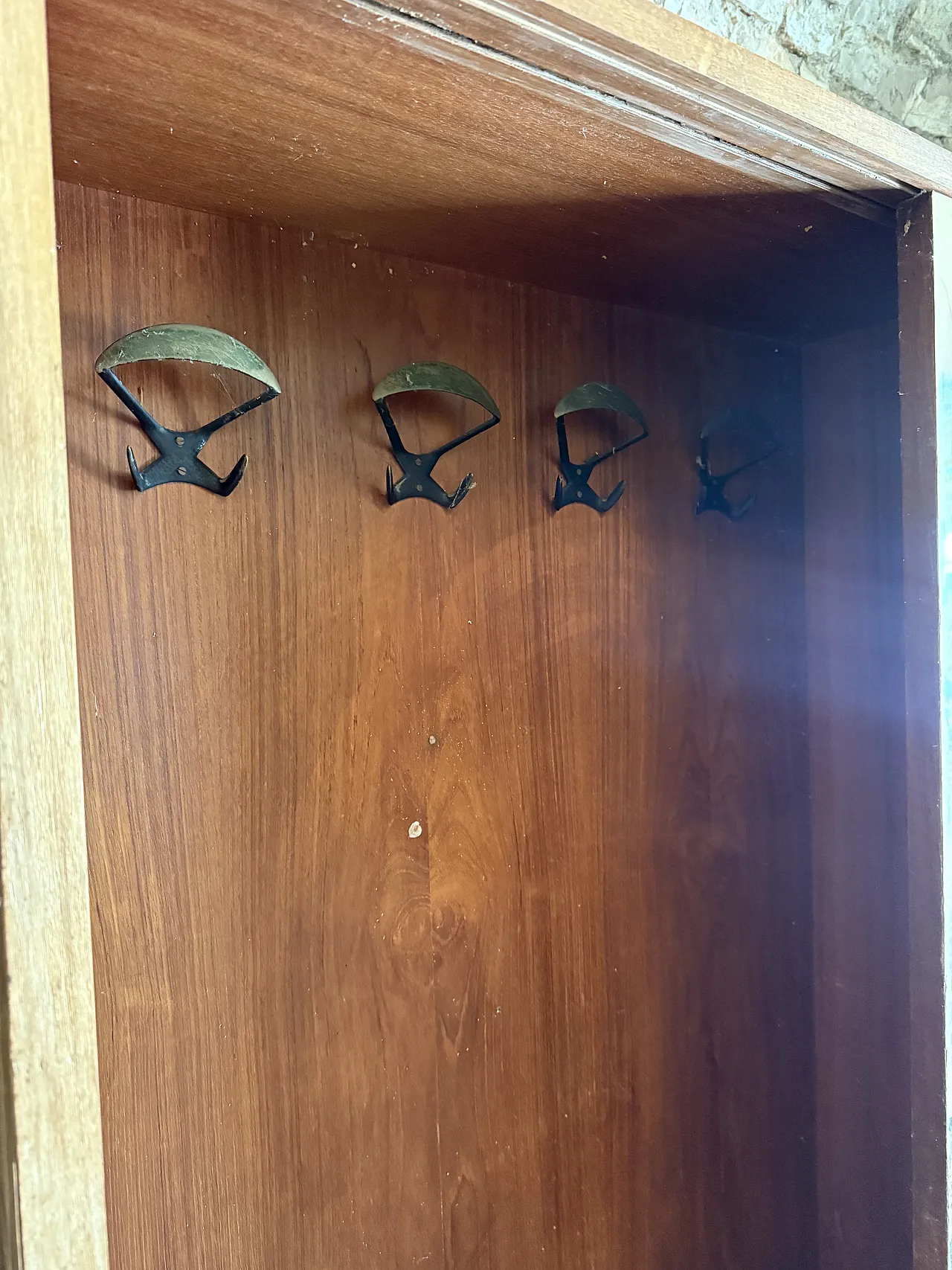 Entryway wardrobe with photography, 1970s 4