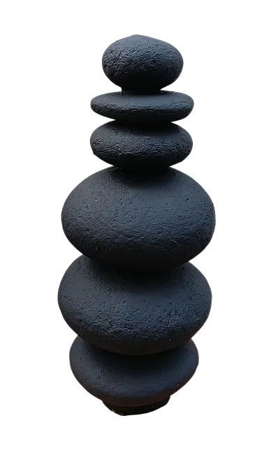 Scultura Black Stones, anni '90