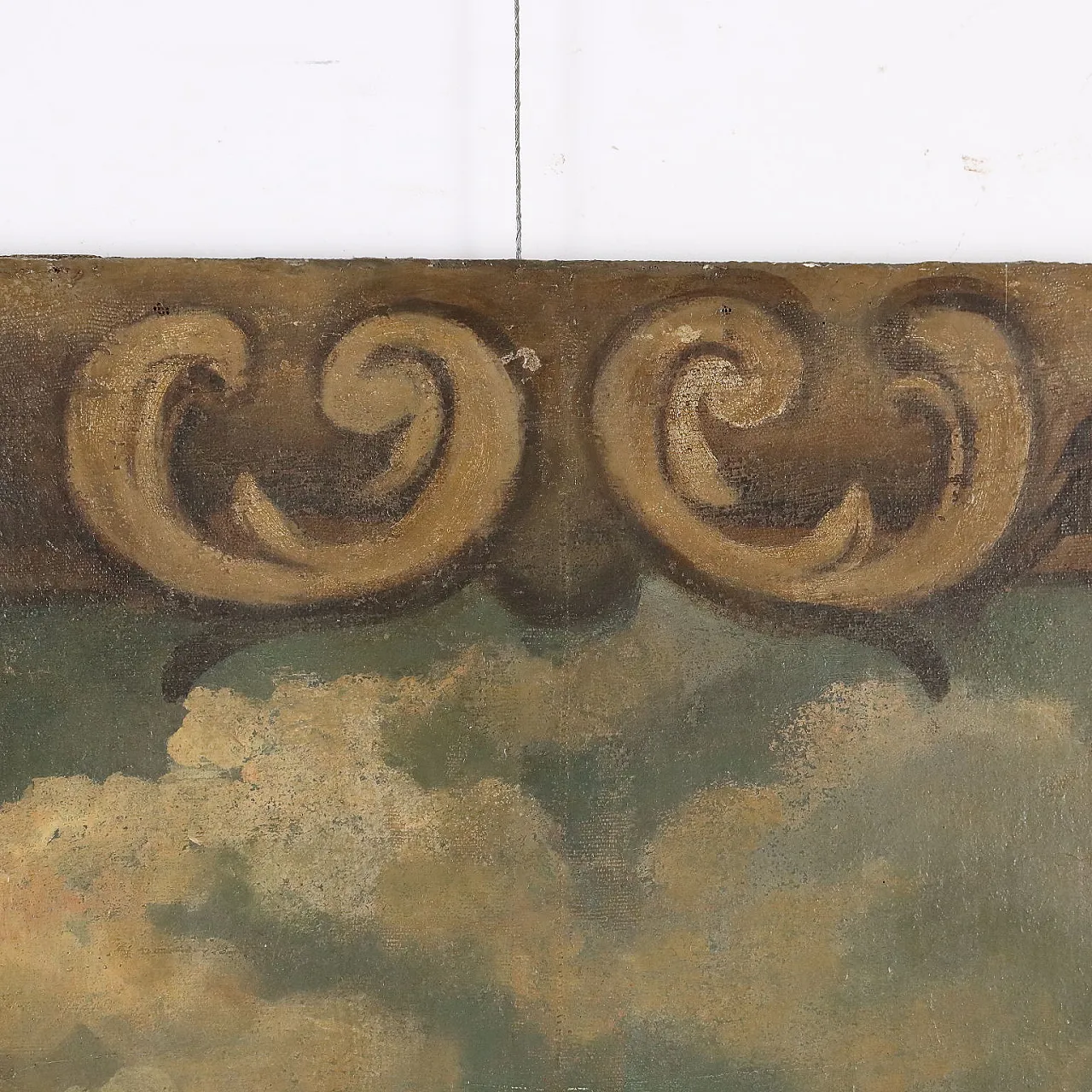 Paesaggio fluviale con Architetture, olio su tela, '700 8